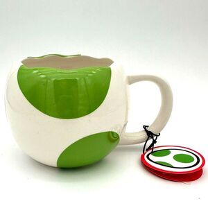 XL Yoshi Green Polka-Dot Egg Mug Cup Nintendo Paladone 2019 New